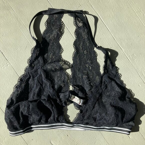 Free People Intimates lace halter bralette SET of 2 - Picture 2 of 5